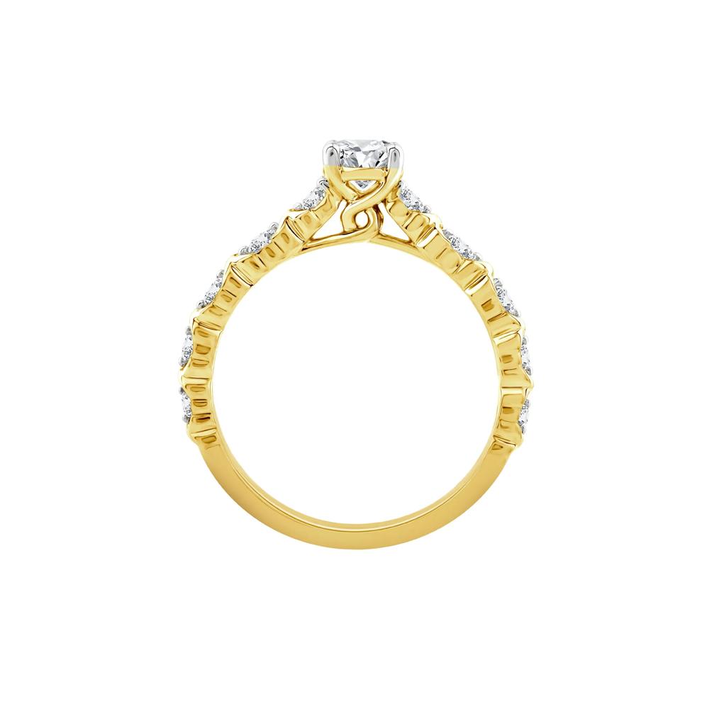 Diamond Engagement Ring in 10K Yellow Gold (3/4 ct. tw.) – Image 2 of 3
