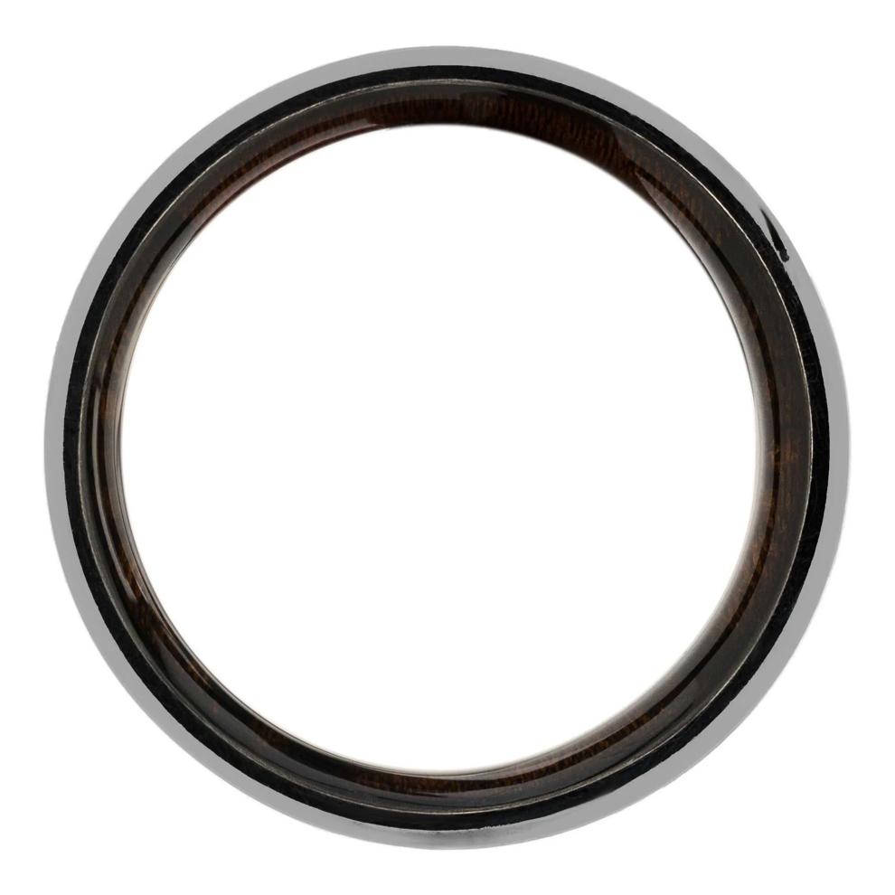 Men's Duck Hunt Band in Titanium and Cocobolo Hardwood, 8MM – Image 2 of 3