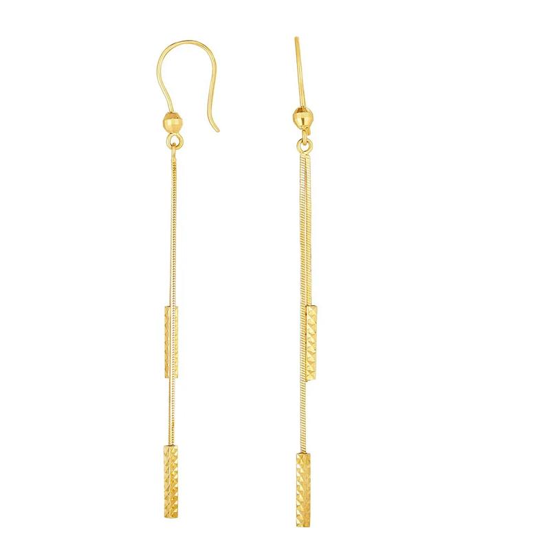 Drop Earrings in 14K Yellow Gold – Image 1 of 1