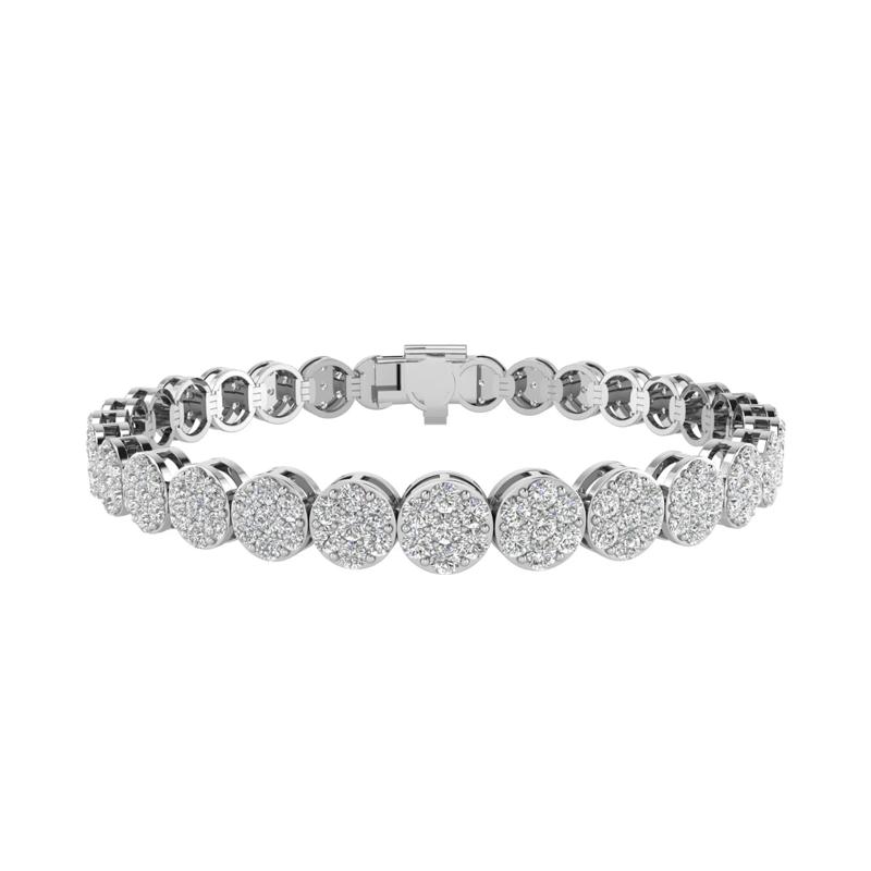 Lab Grown Diamond Bracelet in 10K White Gold &#40;5 ct. tw.&#41; – Image 1 of 1