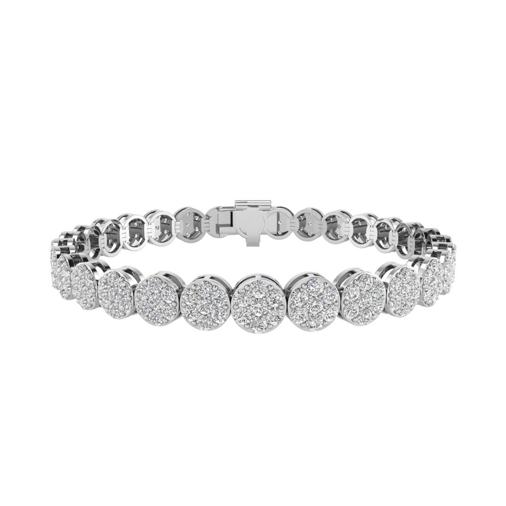 Lab Grown Diamond Bracelet in 10K White Gold (5 ct. tw.) – Image 1 of 1