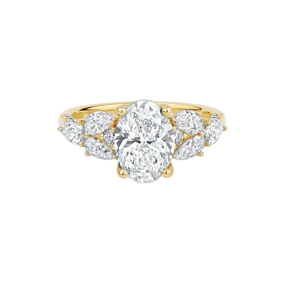 Taylor Lab Grown Diamond Engagement Ring in 14K Yellow Gold (3 1/3 ct. tw.) – Image 1 of 5