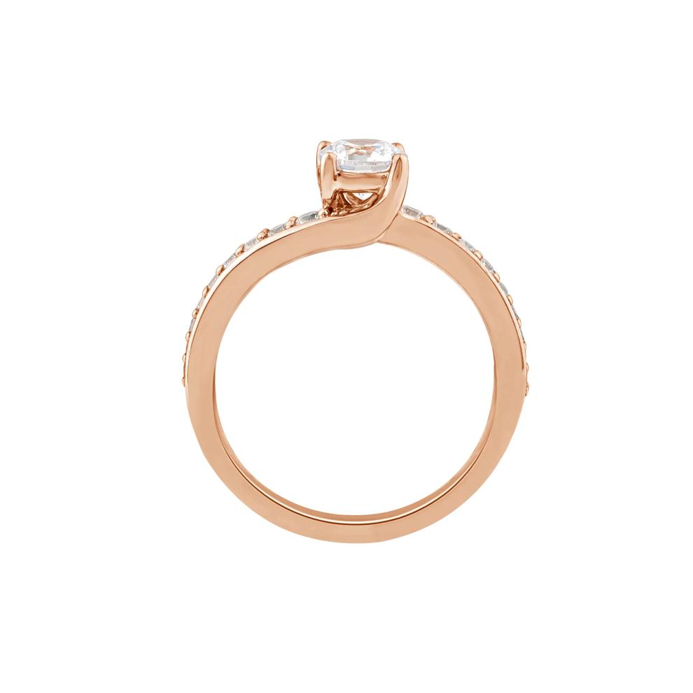 Diamond Engagement Ring in 14K Rose Gold (1 ct. tw.) – Image 2 of 3