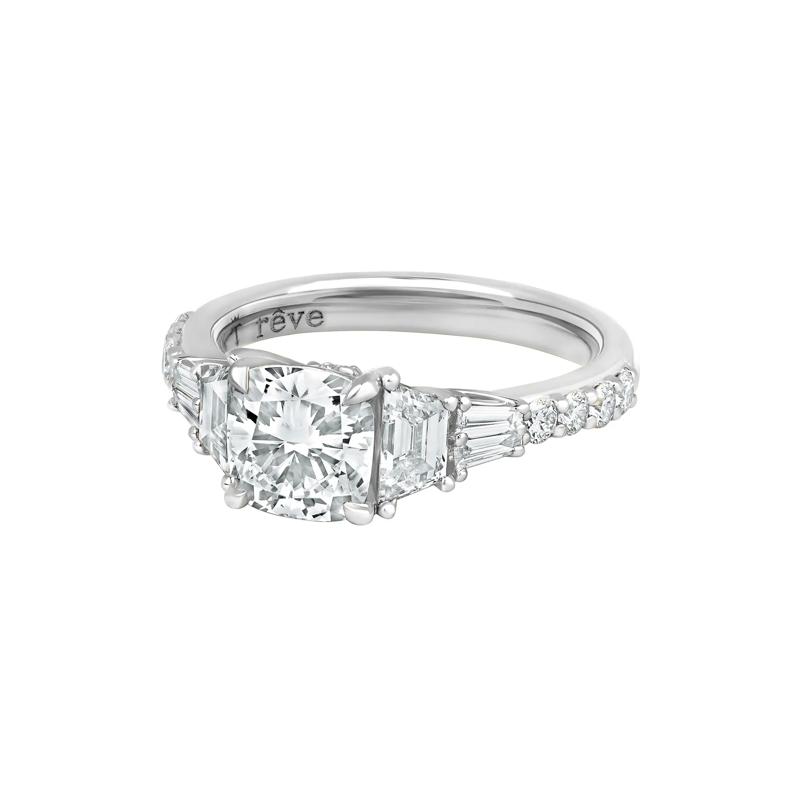 Sierra Lab Grown Diamond Engagement Ring in 14K White Gold &#40;2 5/8 ct. tw.&#41; – Image 4 of 4
