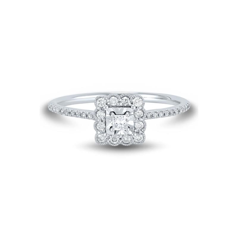 Diamond Promise Ring in 10K White Gold &#40;1/4 ct. tw.&#41;   – Image 1 of 3