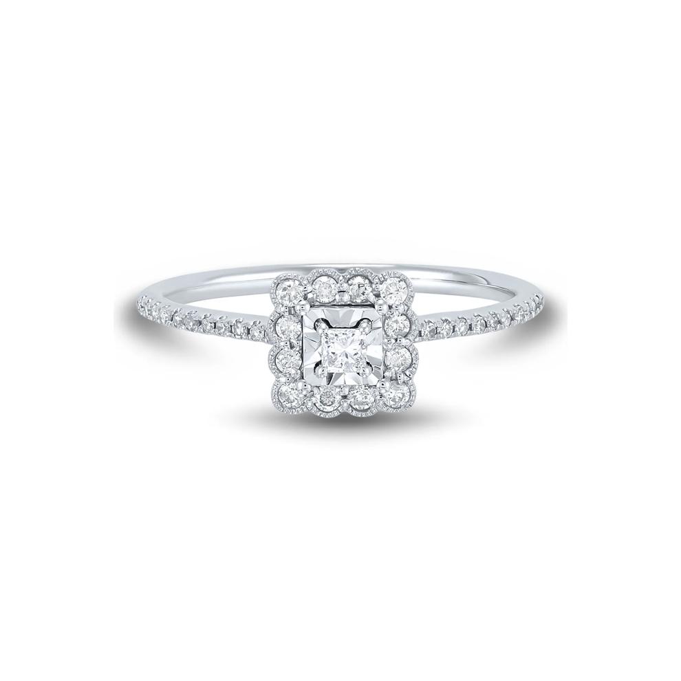 Diamond Promise Ring in 10K White Gold (1/4 ct. tw.)   – Image 1 of 3