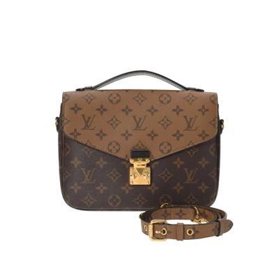 Pre-Owned Louis Vuitton Pochette Metis Monogram Reverse Crossbody