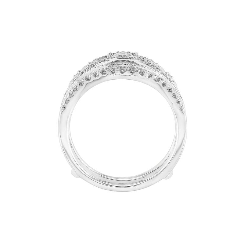 Diamond Crown Ring Insert in 14K White Gold &#40;1/3 ct. tw.&#41; – Image 3 of 4
