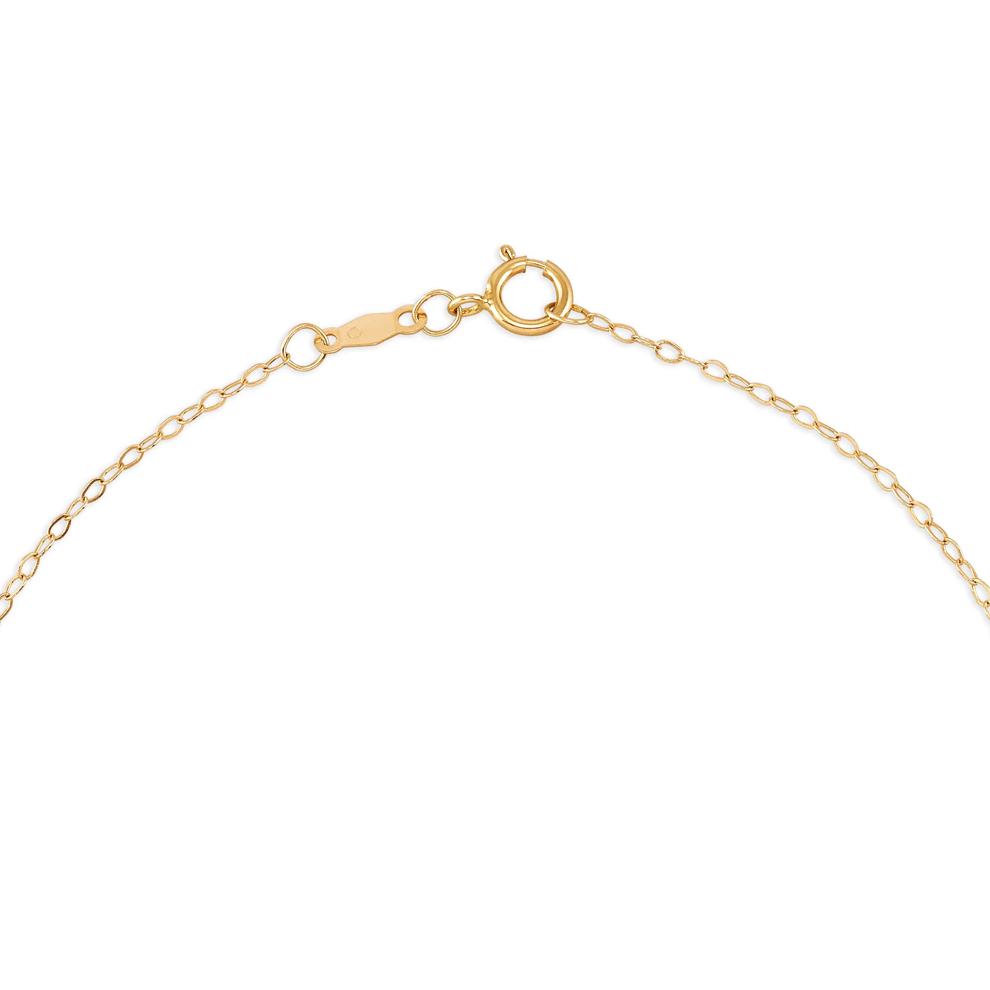Sideways Cross Pendant in 10K Yellow Gold – Image 2 of 4