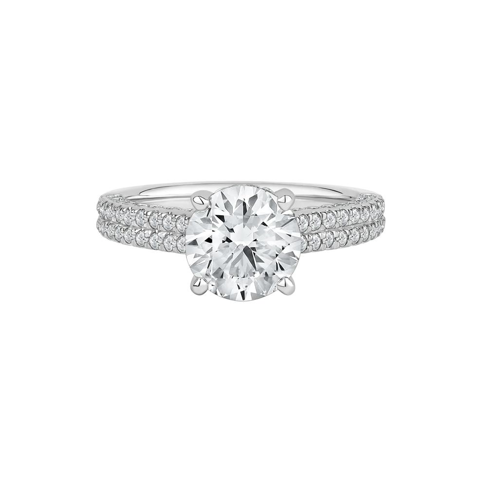 Morgan Lab Grown Diamond Engagement Ring in 14K White Gold (2 7/8 ct. tw.) – Image 1 of 5