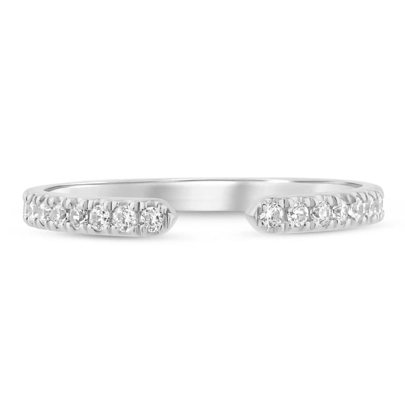 Lab Grown Diamond Open Band in 14K White Gold (1/4 ct. tw.) – Image 1 of 3