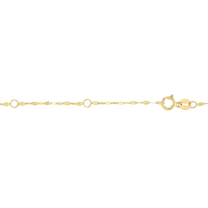 Diamond Lariat Necklace in 10K Yellow Gold &#40;1/10 ct. tw.&#41; – Image 3 of 3