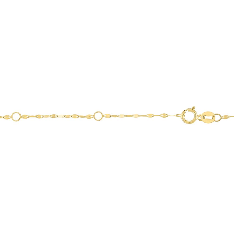 Diamond Lariat Necklace in 10K Yellow Gold (1/10 ct. tw.) – Image 3 of 3