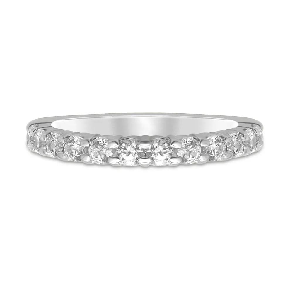 Diamond Anniversary Band in 10K White Gold (5/8 ct. tw.) – Image 1 of 3