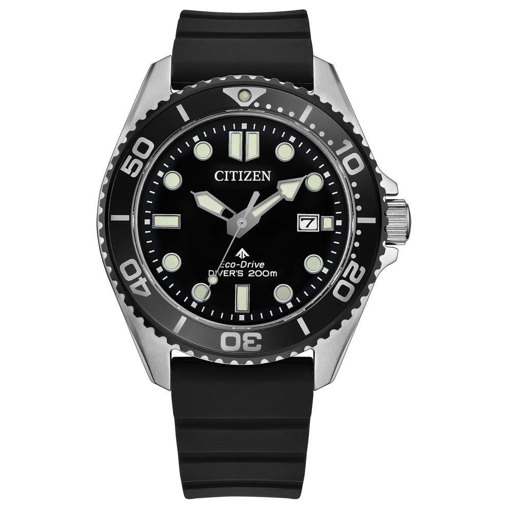 Men's Promaster Dive Watch with Black Polyurethane Strap – Image 1 of 3