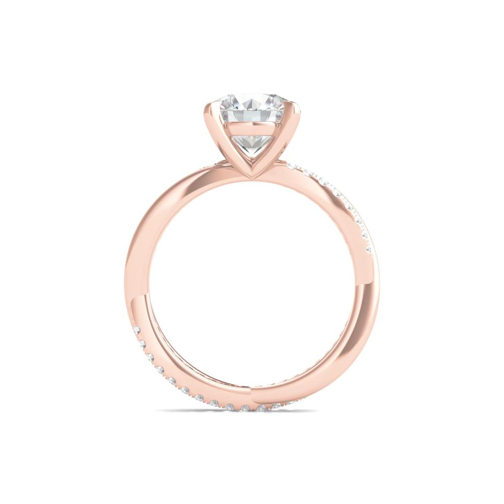 Lab Grown Diamond Engagement Ring in 14K Rose Gold (2 1/3 ct. tw.) – Image 2 of 4