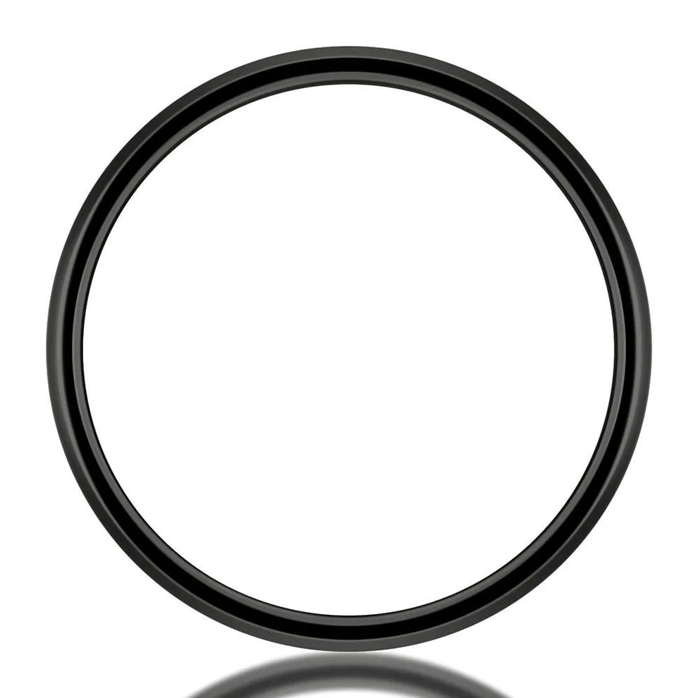 Men's Band in Black Titanium &amp; Carbon Fiber, 8MM – Image 2 of 3