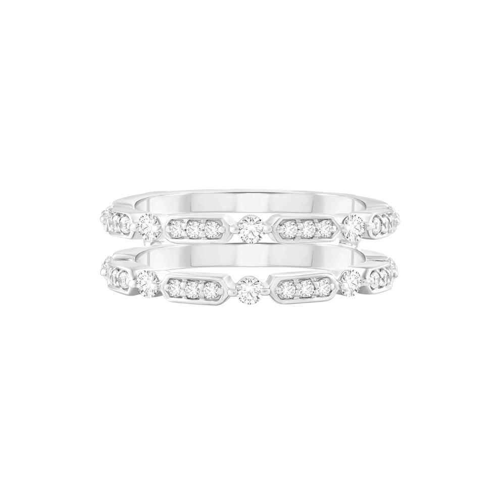 Diamond Ring Insert in 10K White Gold (1/2 ct. tw.) – Image 1 of 3