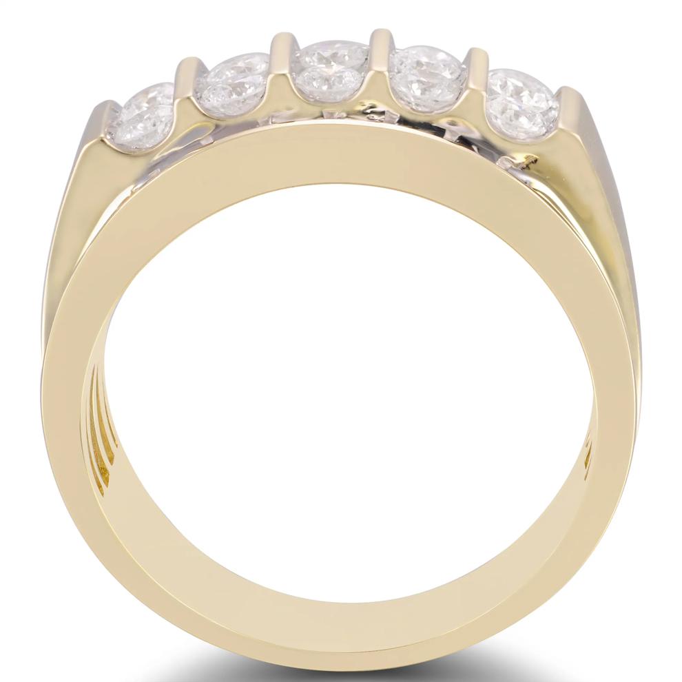 Men's 1 1/2 ct. tw. Diamond Band in 10K Yellow Gold – Image 1 of 3