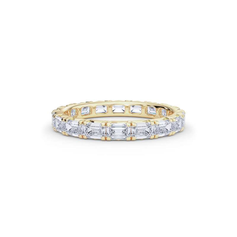 Emerald-Cut Diamond Eternity Band in 14K Yellow Gold &#40;2 1/7 ct. tw.&#41; – Image 1 of 4