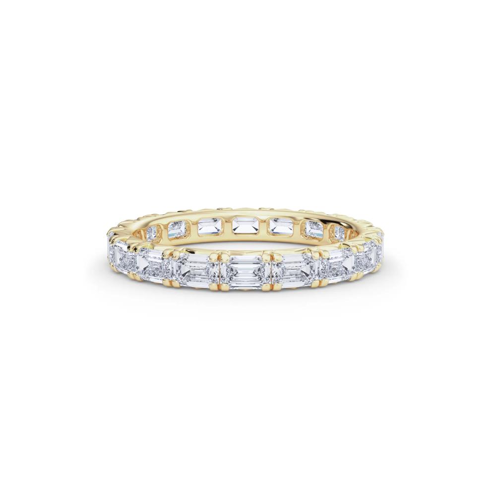 Emerald-Cut Diamond Eternity Band in 14K Yellow Gold (2 1/7 ct. tw.) – Image 1 of 4