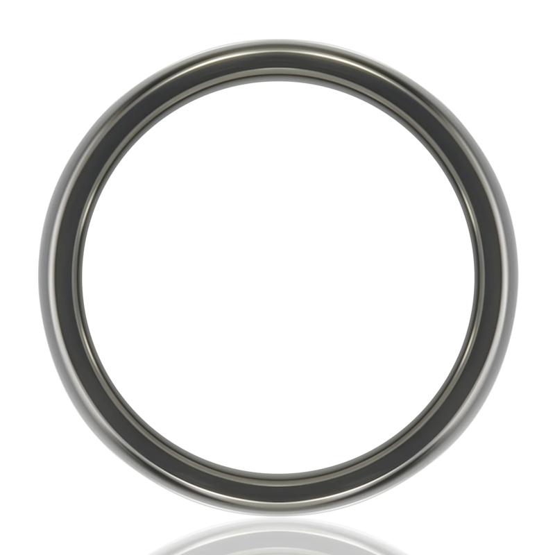 Men&#39;s Viking Compass Band in Dark Tantalum, 8MM – Image 2 of 3