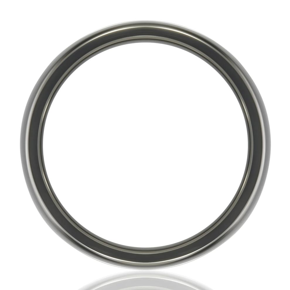 Men's Viking Compass Band in Dark Tantalum, 8MM – Image 2 of 3