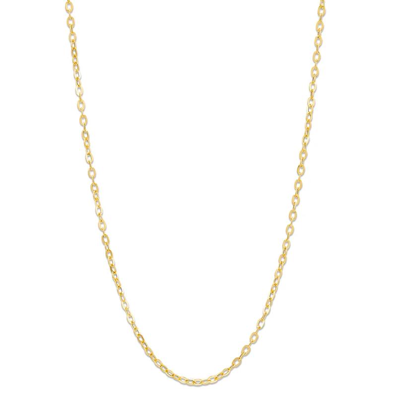 Rolo Chain in 14K Yellow Gold, 1.2mm, 18&rdquo; – Image 1 of 3