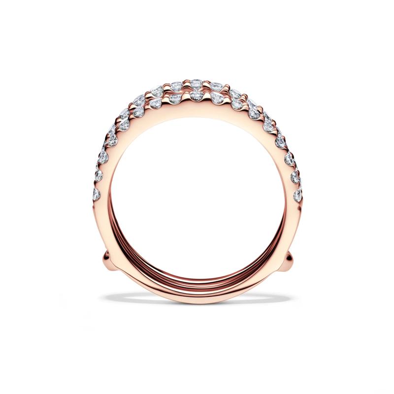 1/2 ct. tw. Diamond Ring Enhancer in 14K Rose Gold – Image 2 of 4