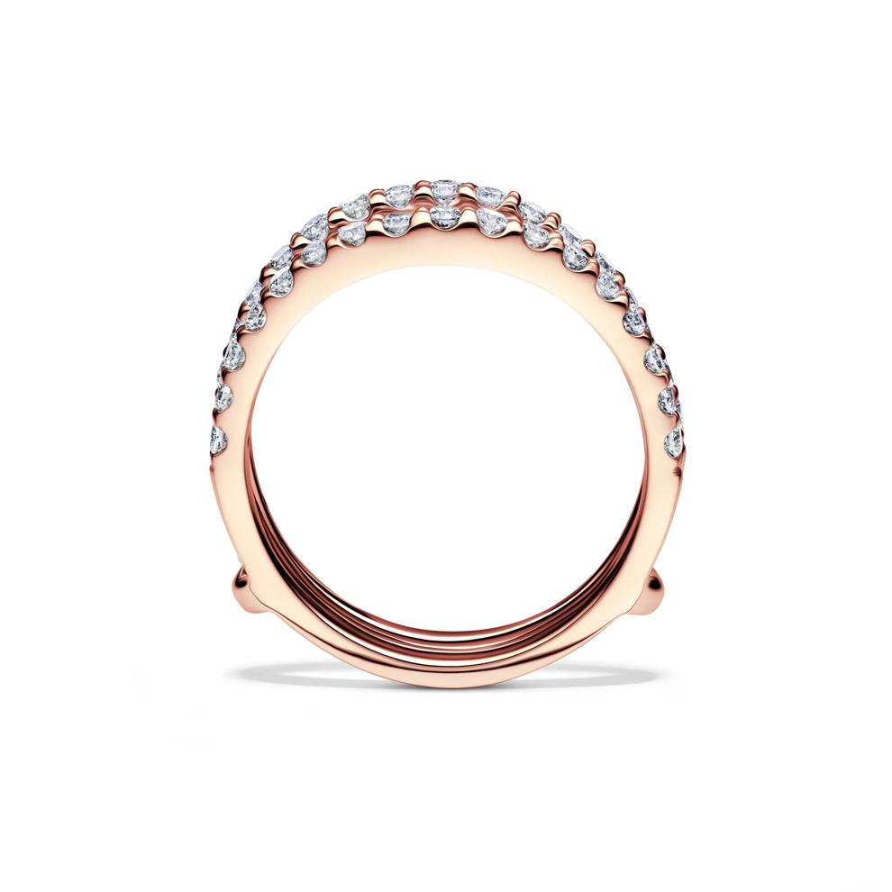 1/2 ct. tw. Diamond Ring Enhancer in 14K Rose Gold – Image 2 of 4