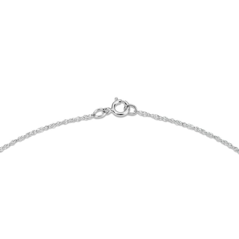 Diamond Cross Pendant Necklace in 14K White Gold (1/8 ct. tw.) – Image 2 of 4