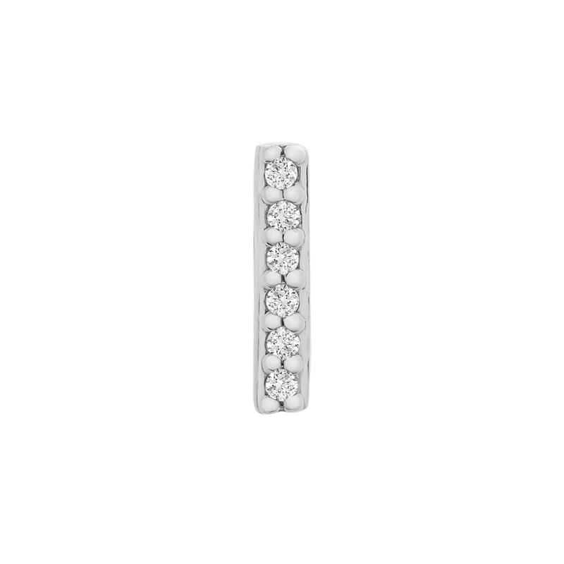 Single Diamond Stud Earring Bar – Image 1 of 1