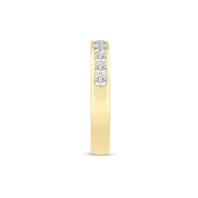 Lab Grown Diamond Channel-Set Band in 14K Yellow Gold (1/2 ct. tw.) – Image 3 of 3
