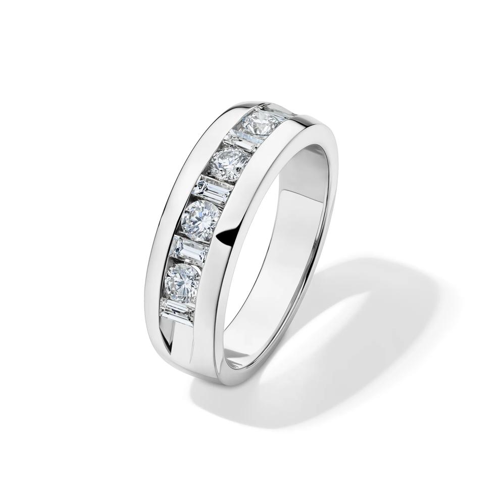 Men's 1 ct. tw. Diamond Band in 10K White Gold – Image 4 of 4