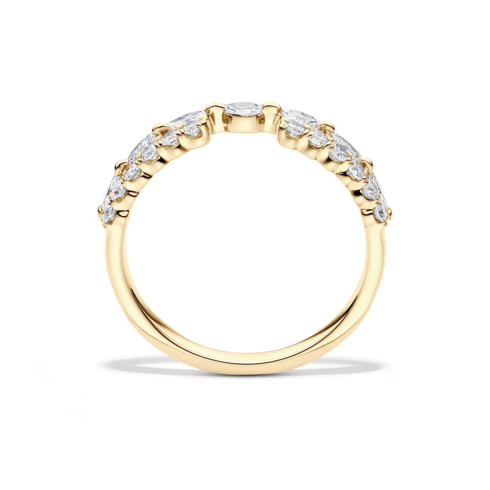 Lab Grown Diamond Open Multi-Row Band in 14K Yellow Gold (1/2 ct. tw.) – Image 2 of 4