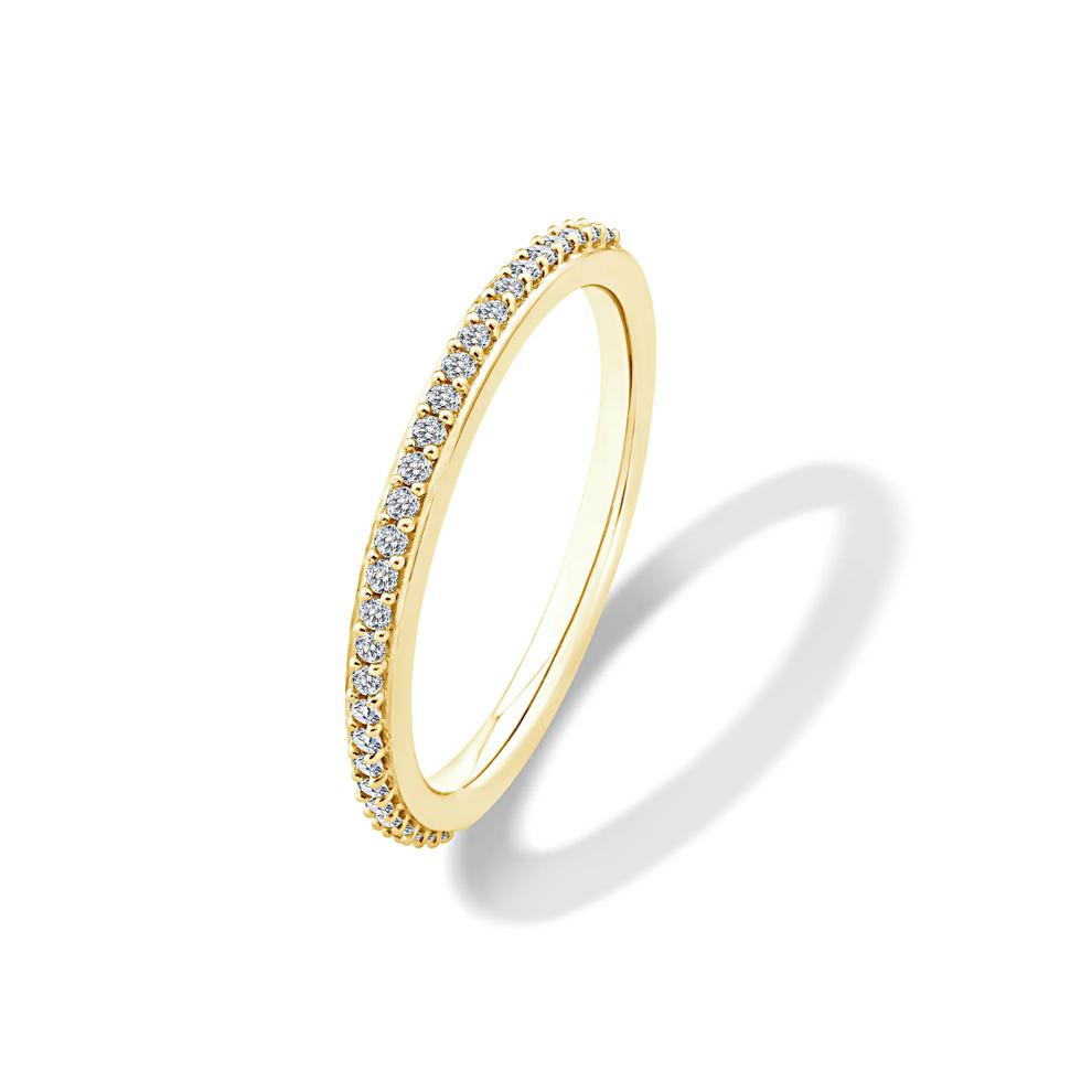 Diamond Round Composite Engagement Set in 10K Yellow Gold (3/4 ct. tw.) – Image 6 of 6