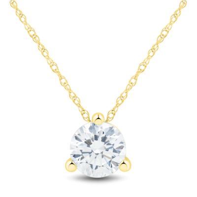Lab Grown Diamond  Solitaire Pendant