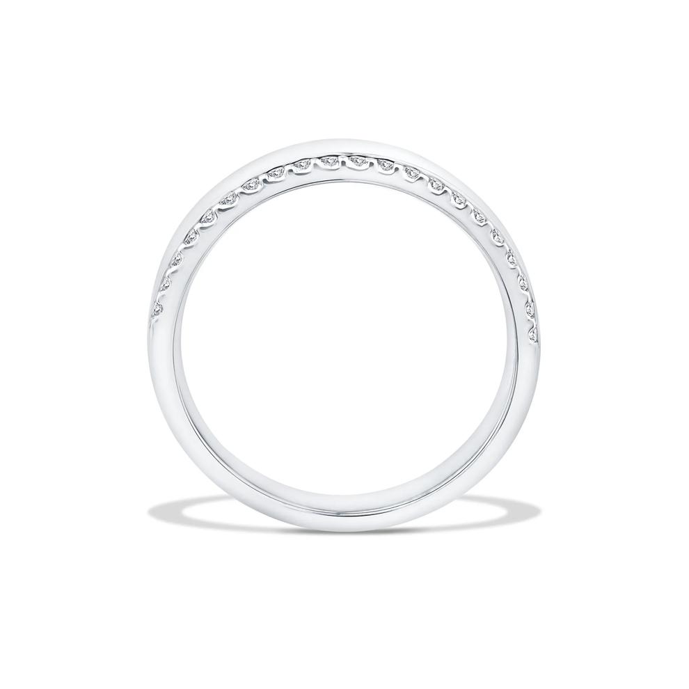 Lab Grown Diamond Double Row Bold Anniversary Band in 10K White Gold (3/8 ct. tw.) – Image 2 of 4