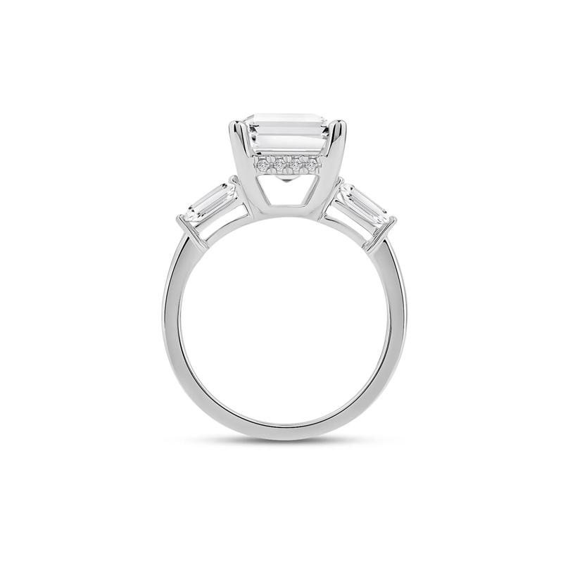 Adella Lab Grown Diamond Engagement Ring in Platinum&#40;7 1/2 ct. tw.&#41; – Image 2 of 3