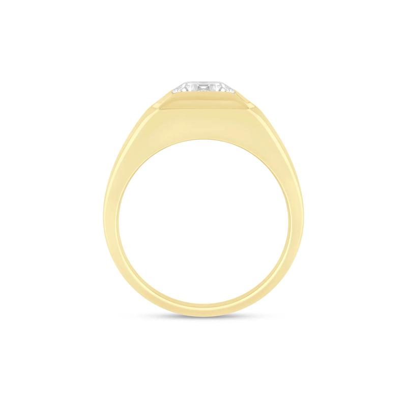 Men&rsquo;s Lab Grown Diamond Wedding Band in 10K Yellow Gold &#40;1 1/2 ct. tw.&#41; – Image 2 of 3