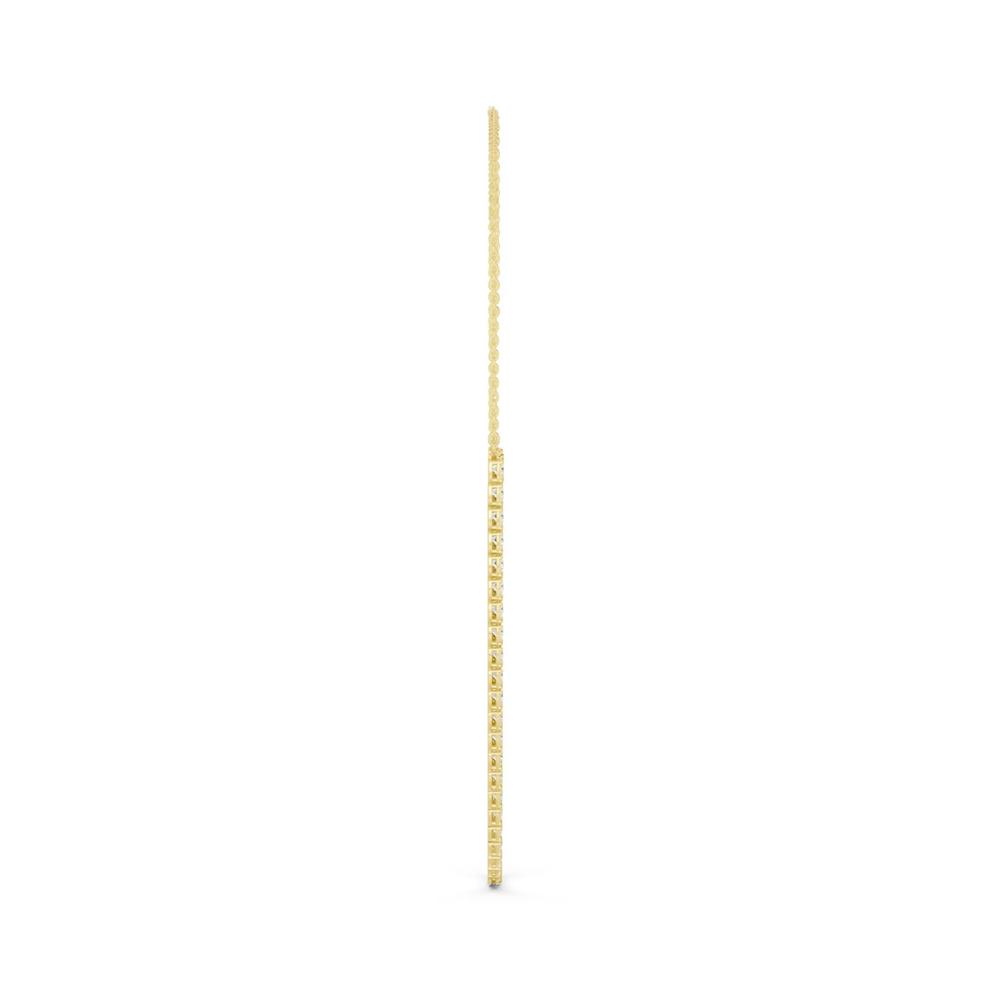Lab Grown Diamond Tennis Necklace in 10K Yellow Gold (3 ct. tw.) – Image 5 of 5