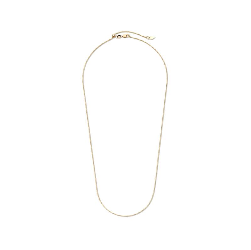 Box Chain in 14K Yellow Gold, .85MM, 18-20&quot; – Image 2 of 4