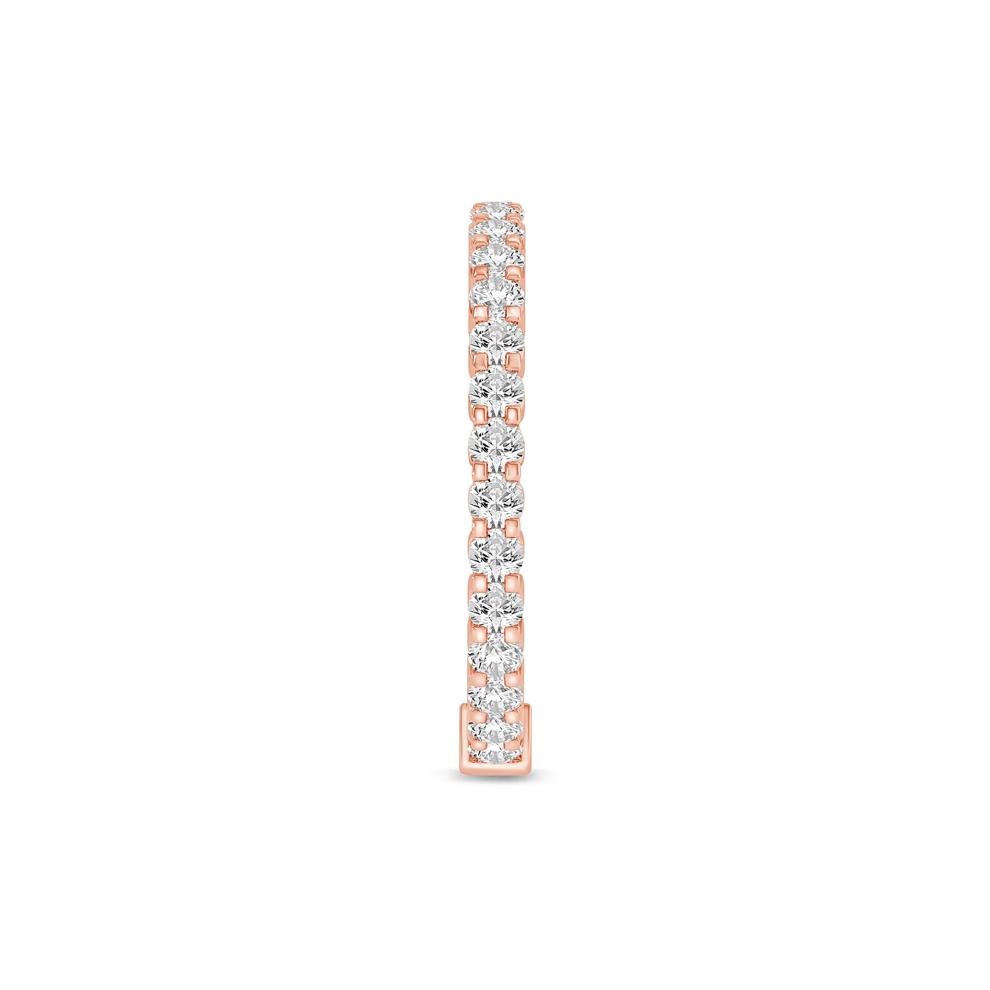 Round-Cut Sizeable Diamond Eternity Band in 14k Rose Gold (1 ct. tw.) – Image 3 of 3