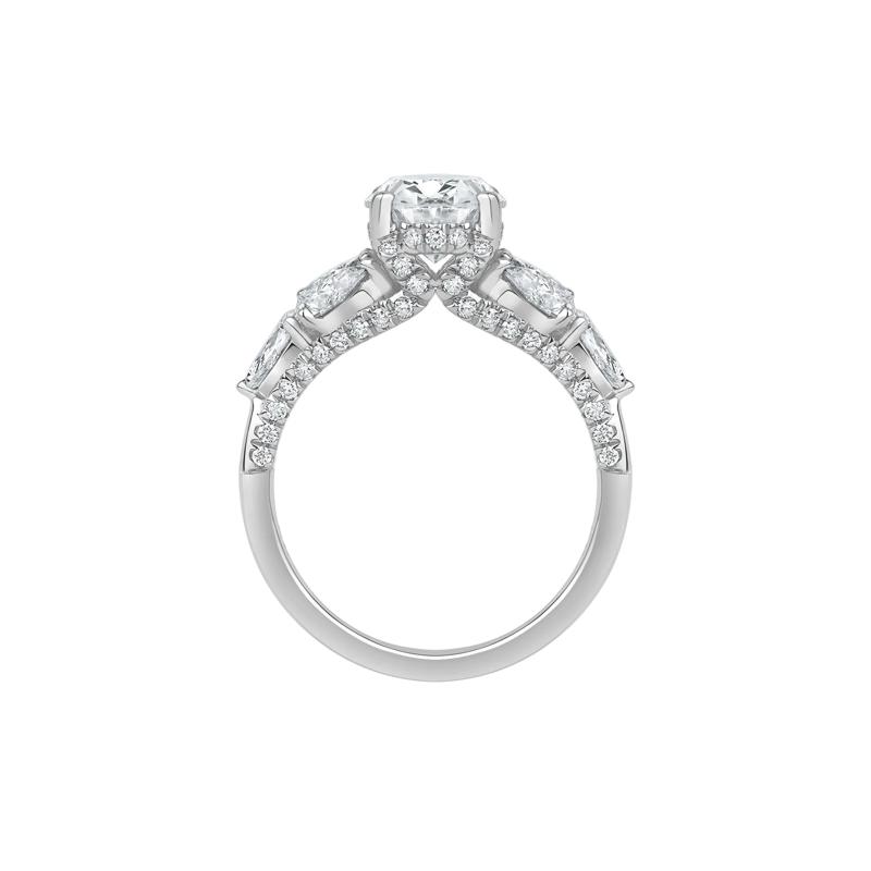 Taylor Lab Grown Diamond Engagement Ring in 14K White Gold &#40;3 1/3 ct. tw.&#41; – Image 2 of 4