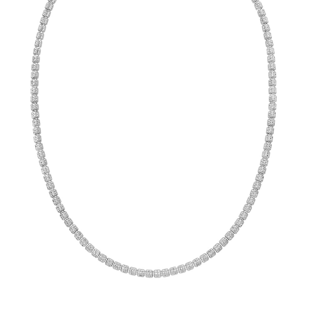 Iced Chain Necklace in Sterling Silver, 22" – Image 1 of 3