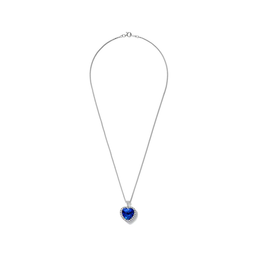 Heart of the Ocean Pendant in Sterling Silver – Image 2 of 4