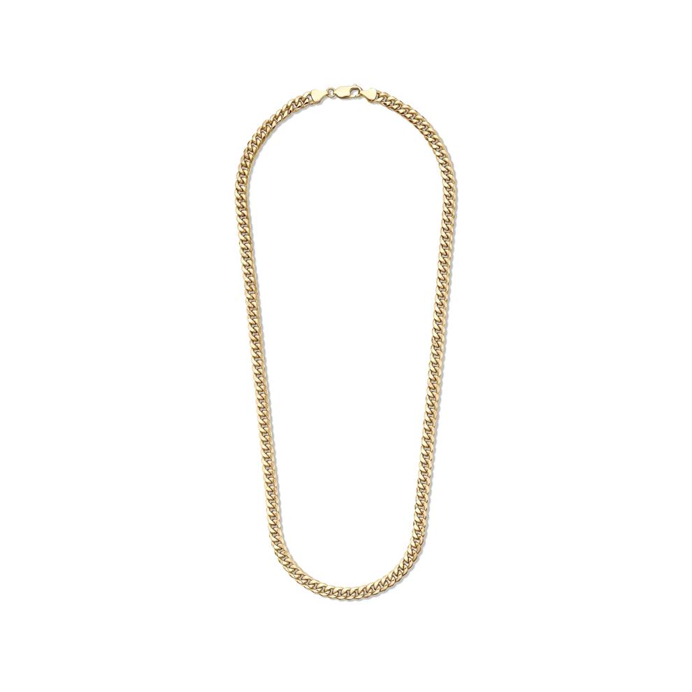 Miami Cuban Link Chain in 14K Yellow Gold, 22" – Image 2 of 6
