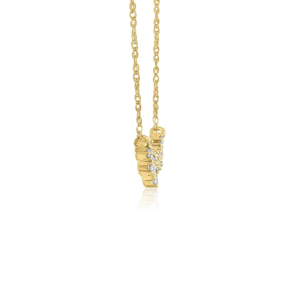 Diamond Necklace in 14K Yellow Gold (1/5 ct. tw.) – Image 2 of 3