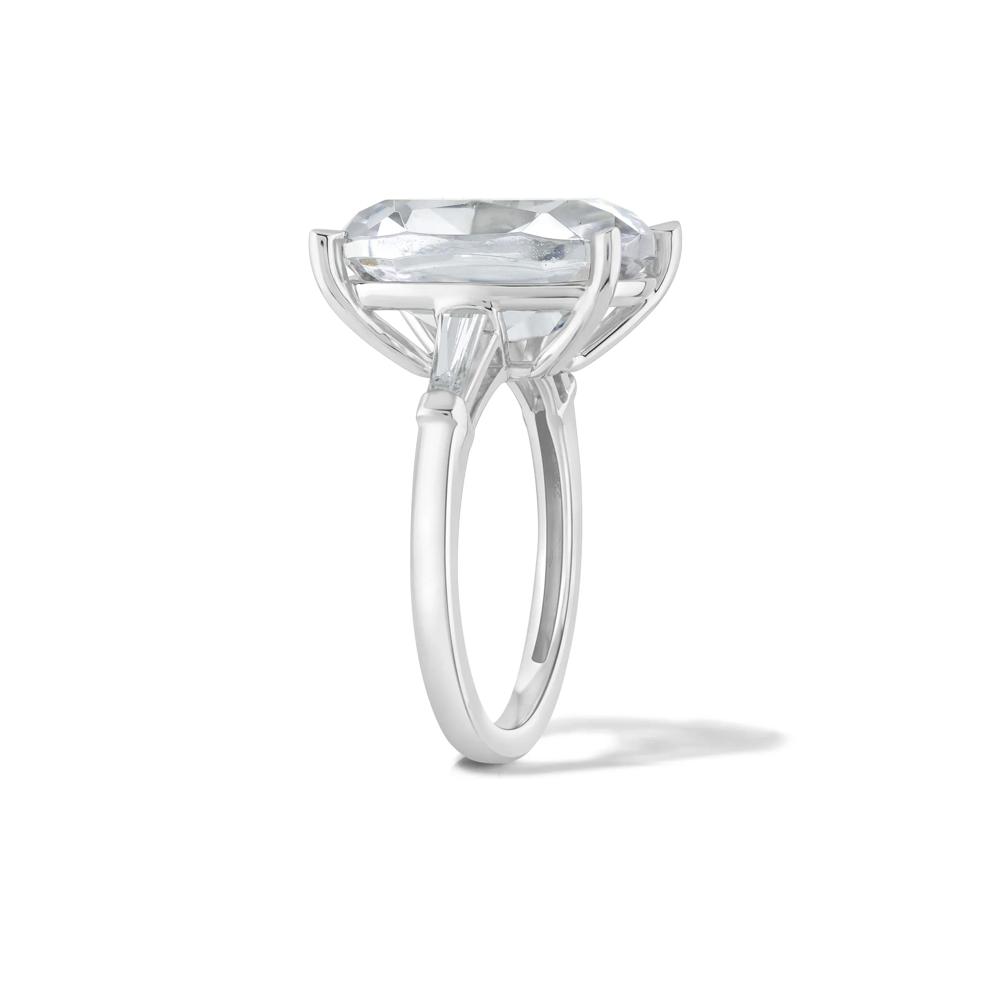 Lab Grown Diamond Elongated Cushion Engagement Ring in 14K White Gold (10 1/2 ct. tw.) – Image 3 of 4