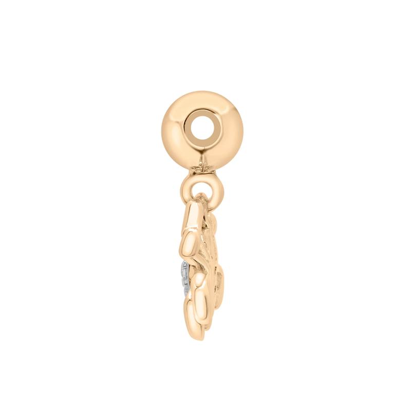 Diamond Accent Spider Bead Charm in Vermeil – Image 2 of 3